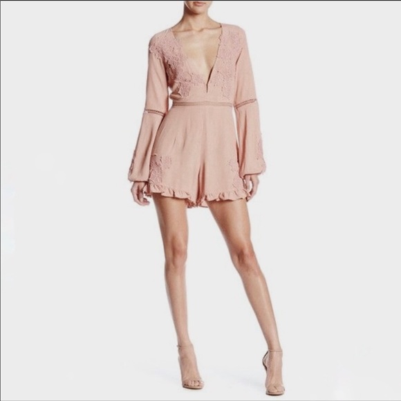 For Love & Lemons Lilou Floral Romper Size M - Picture 1 of 7